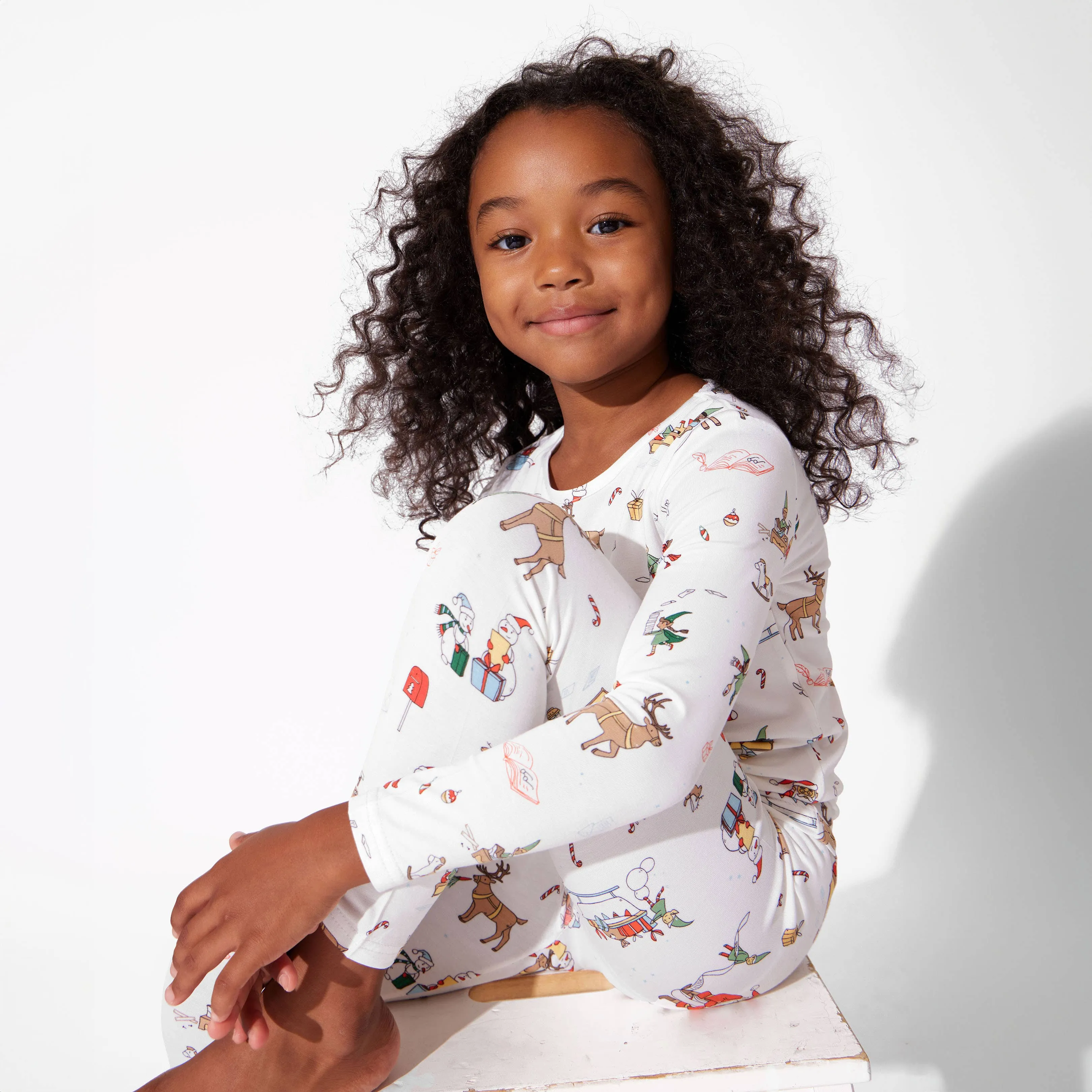 Santa's Workshop Kids Bamboo Pajamas
