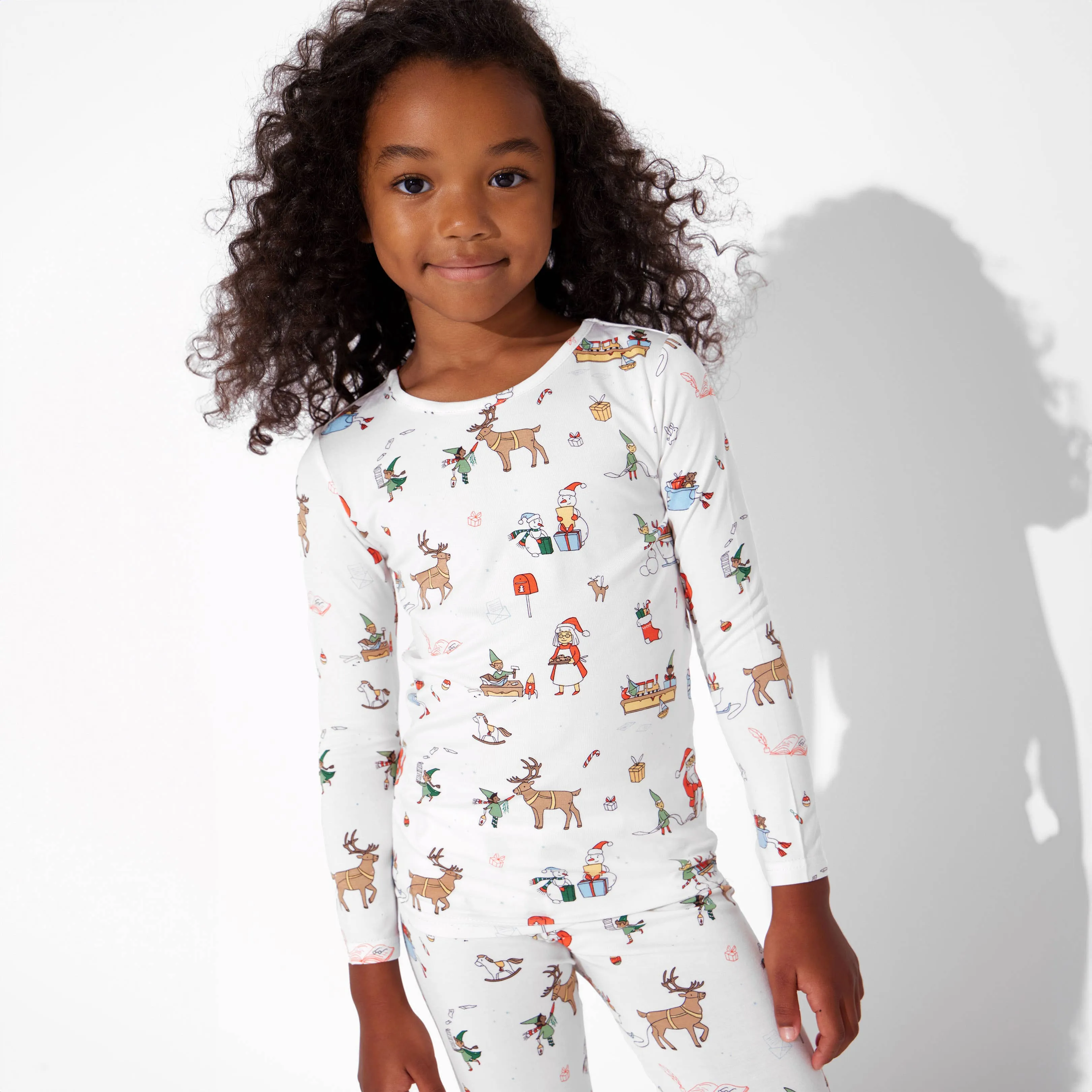 Santa's Workshop Kids Bamboo Pajamas