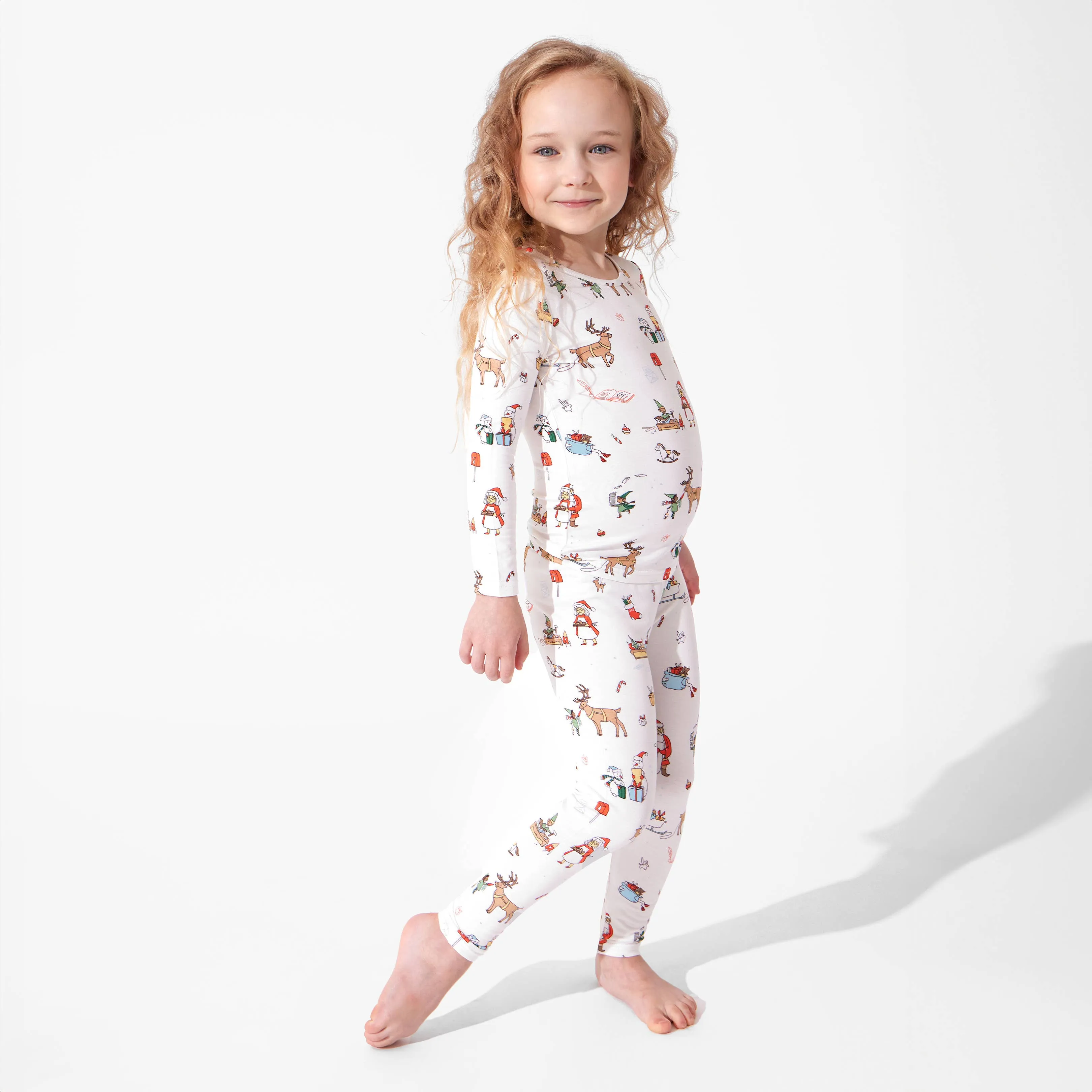 Santa's Workshop Kids Bamboo Pajamas