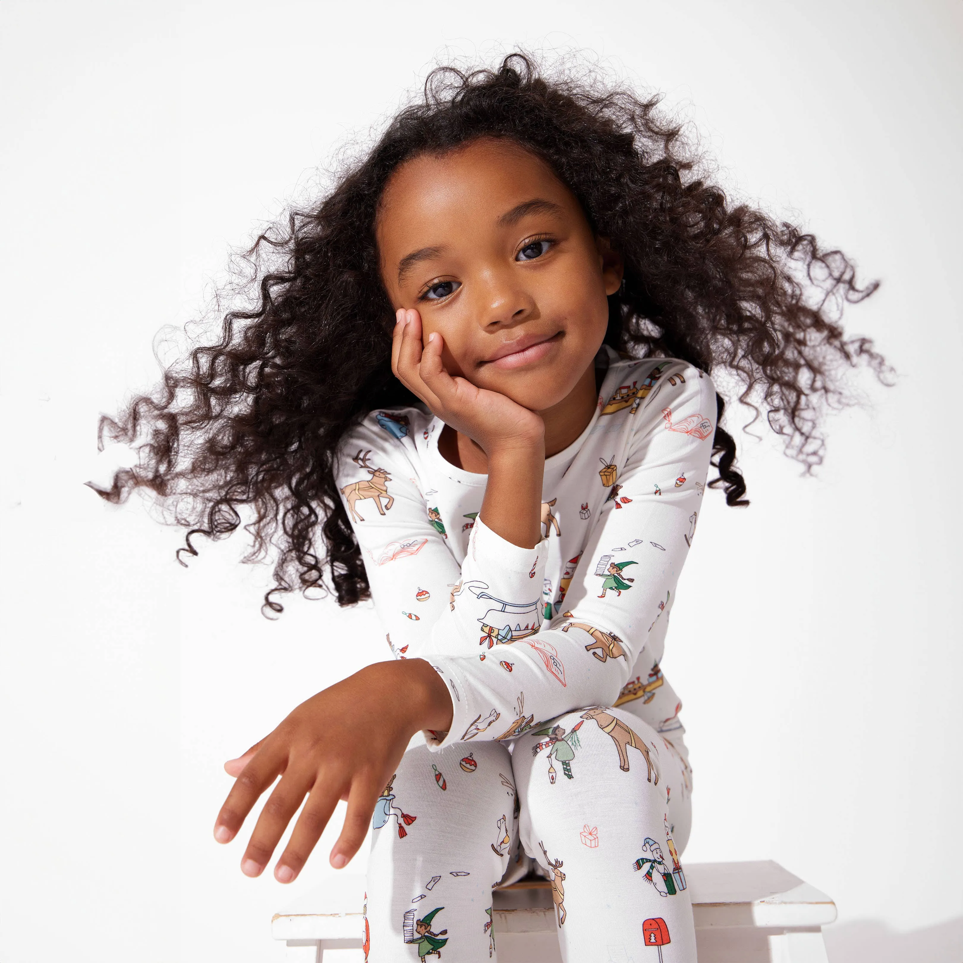 Santa's Workshop Kids Bamboo Pajamas