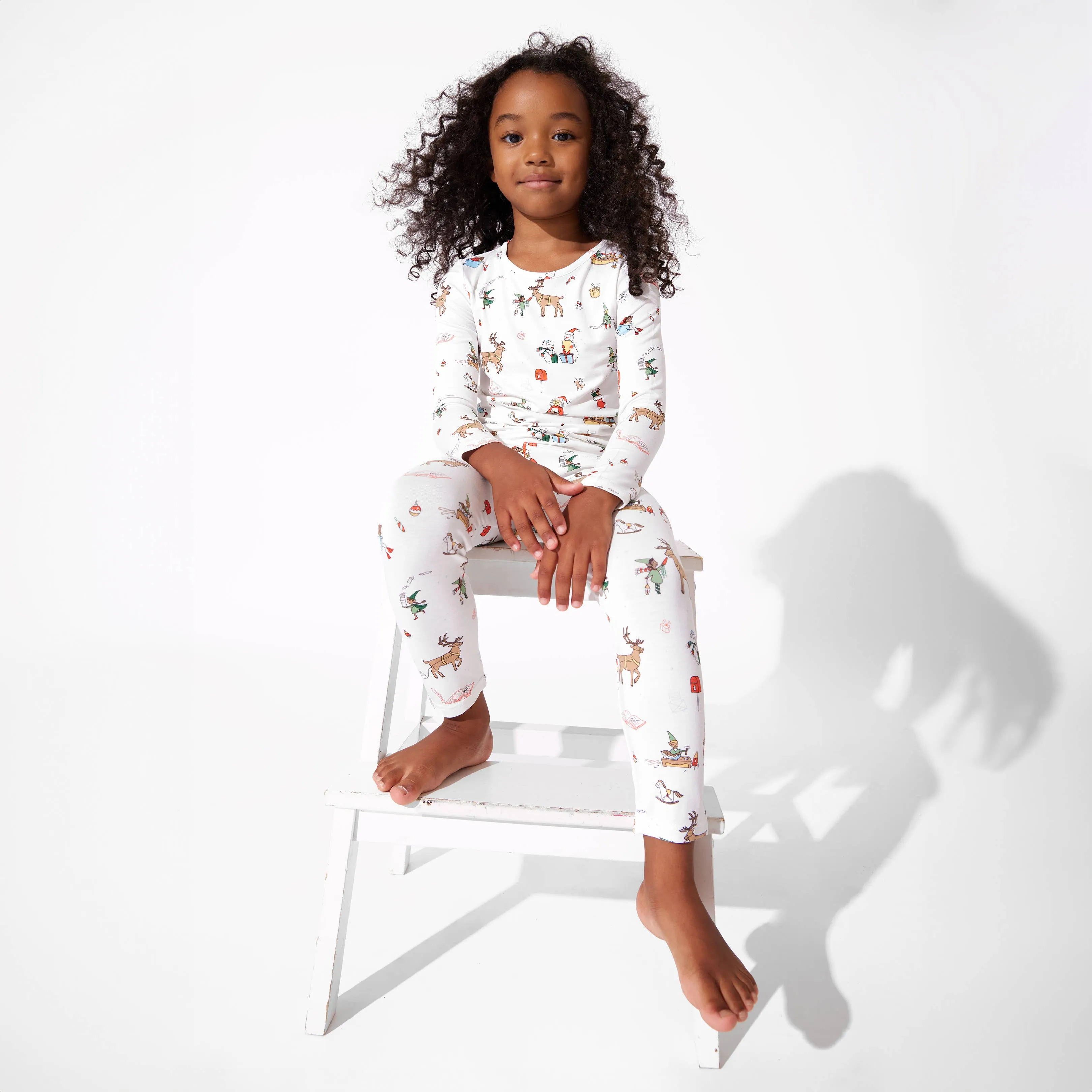 Santa's Workshop Kids Bamboo Pajamas