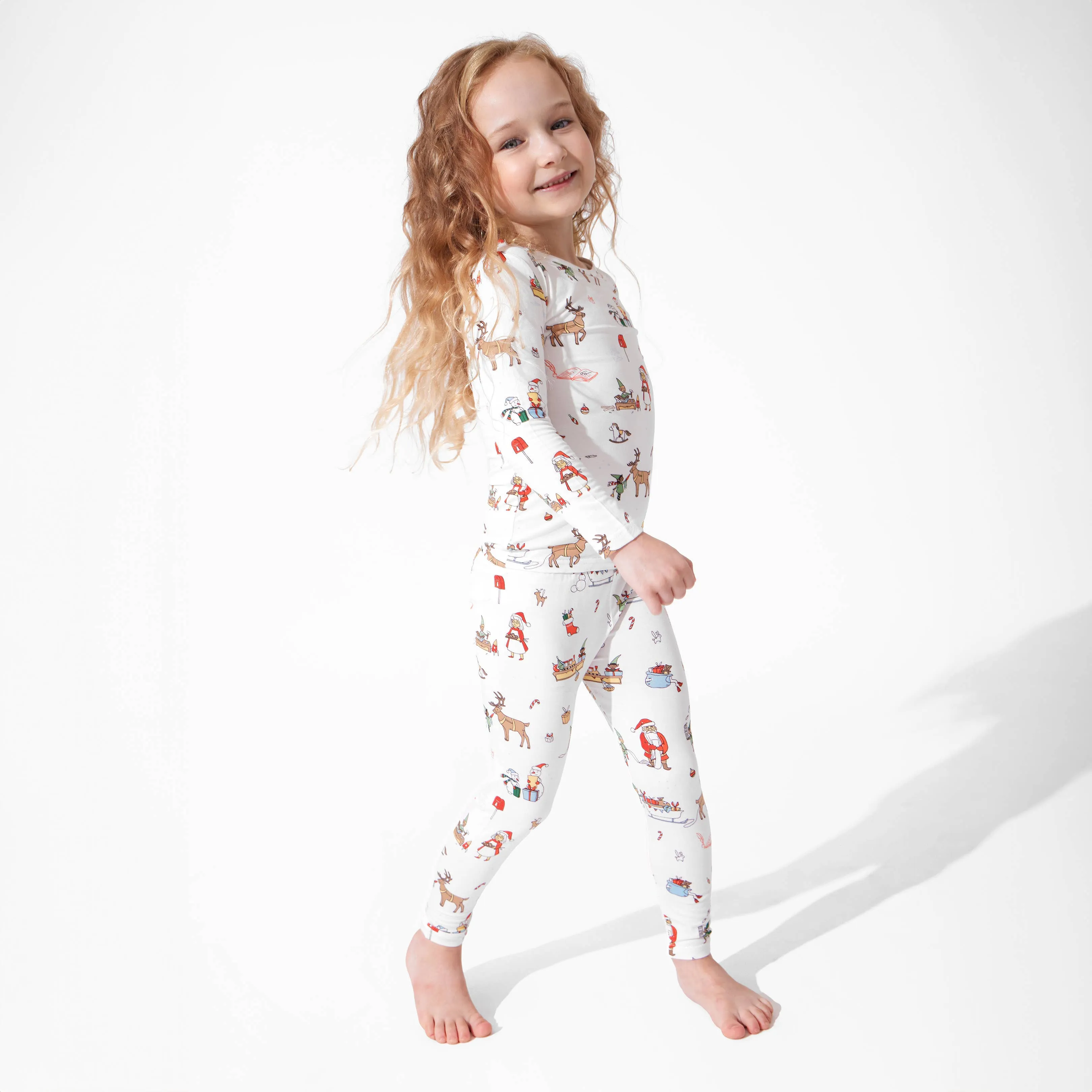 Santa's Workshop Kids Bamboo Pajamas