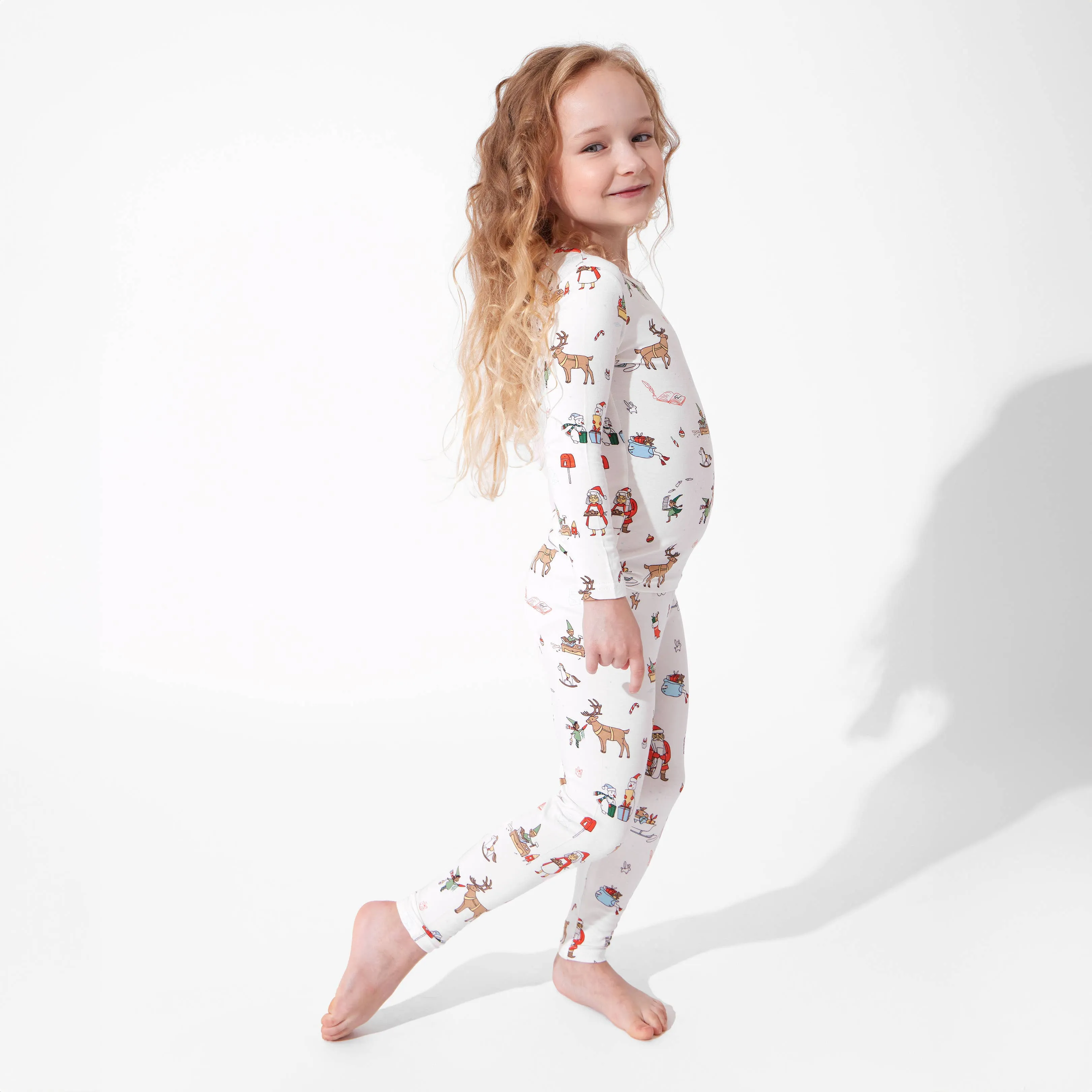 Santa's Workshop Kids Bamboo Pajamas
