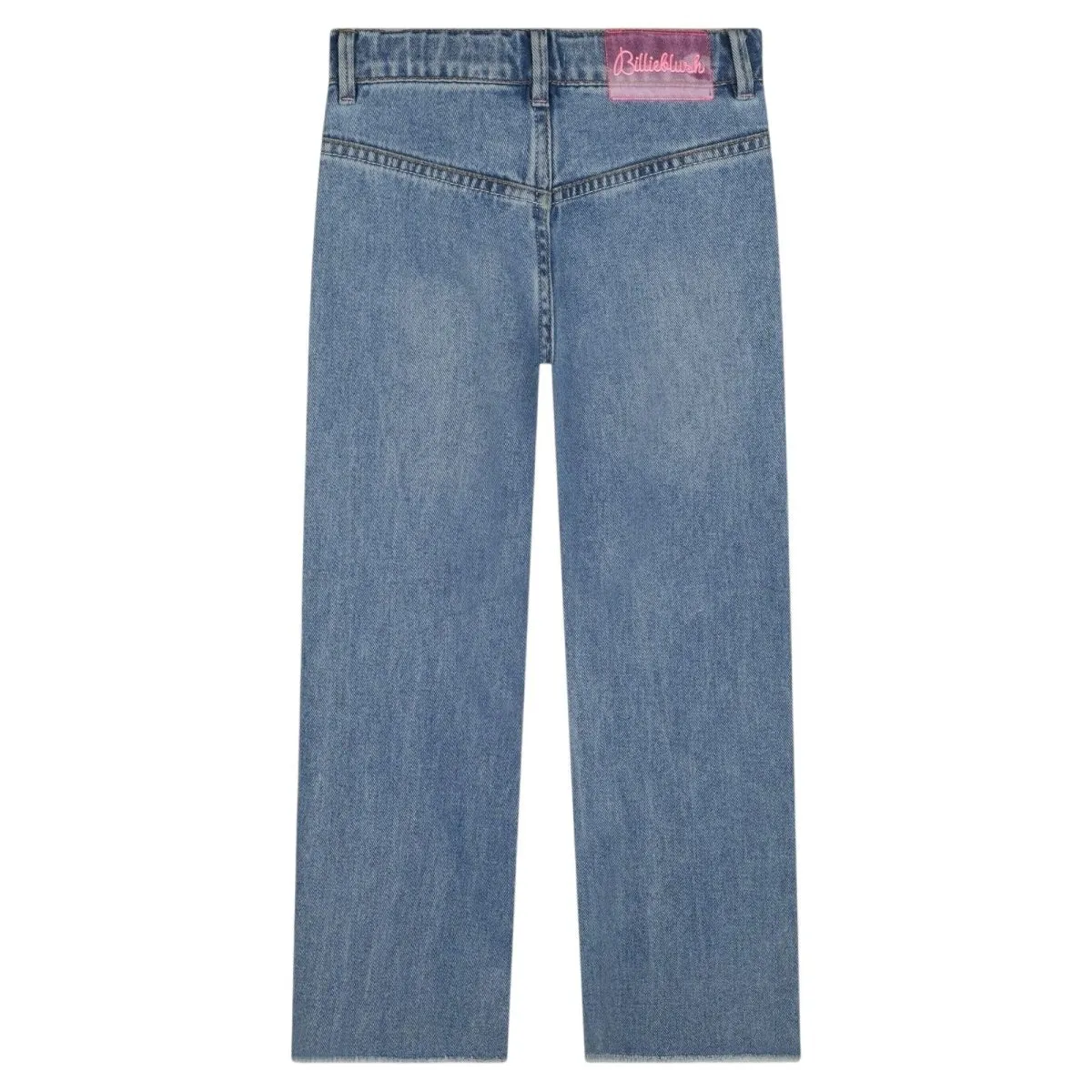 SEQUIN FLOWER POCKET DENIM PANTS (PREORDER)