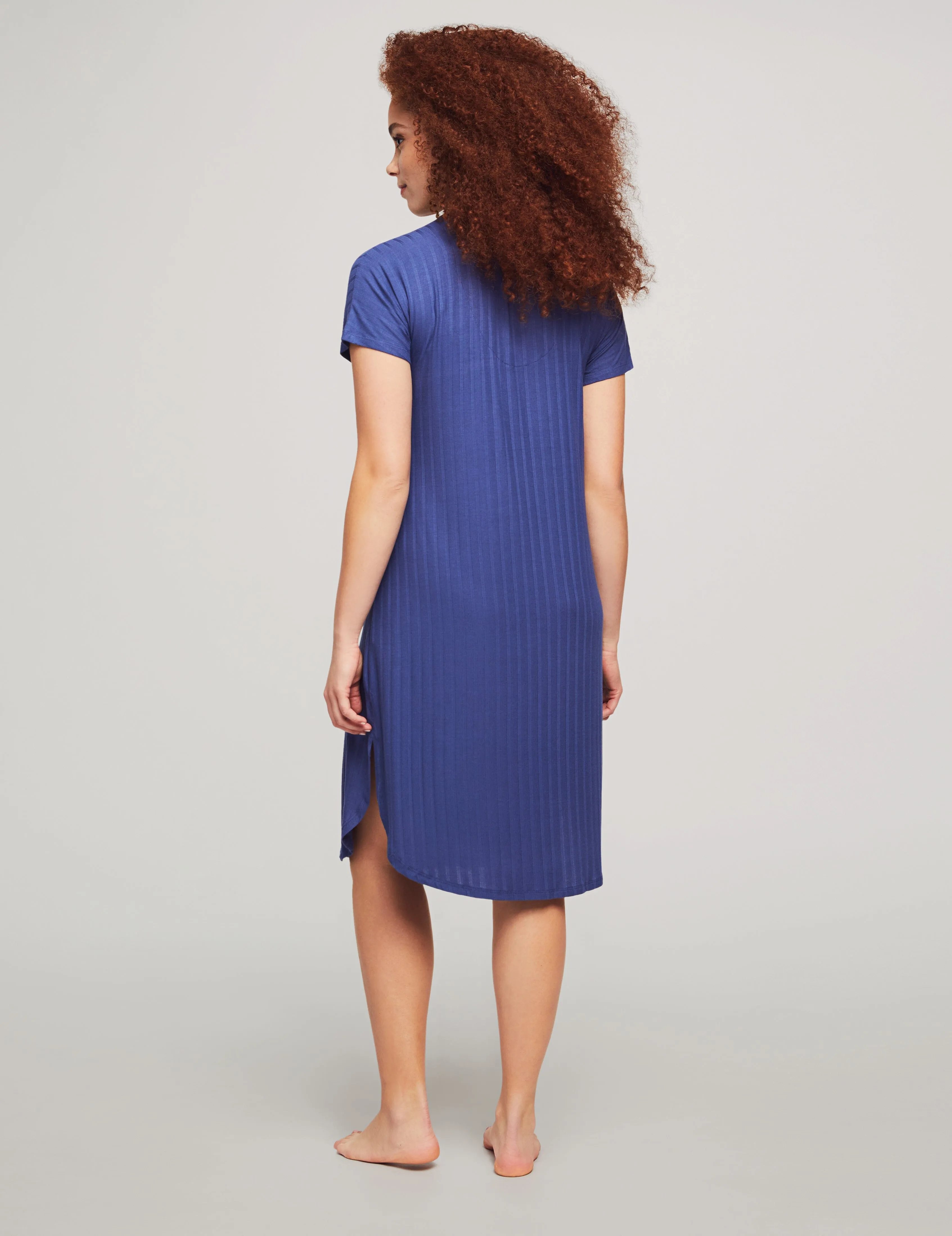 Short Sleeve Midi Nightgown