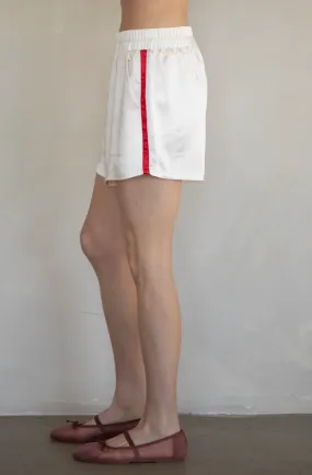 Skye Satin Side Stripe Track Shorts