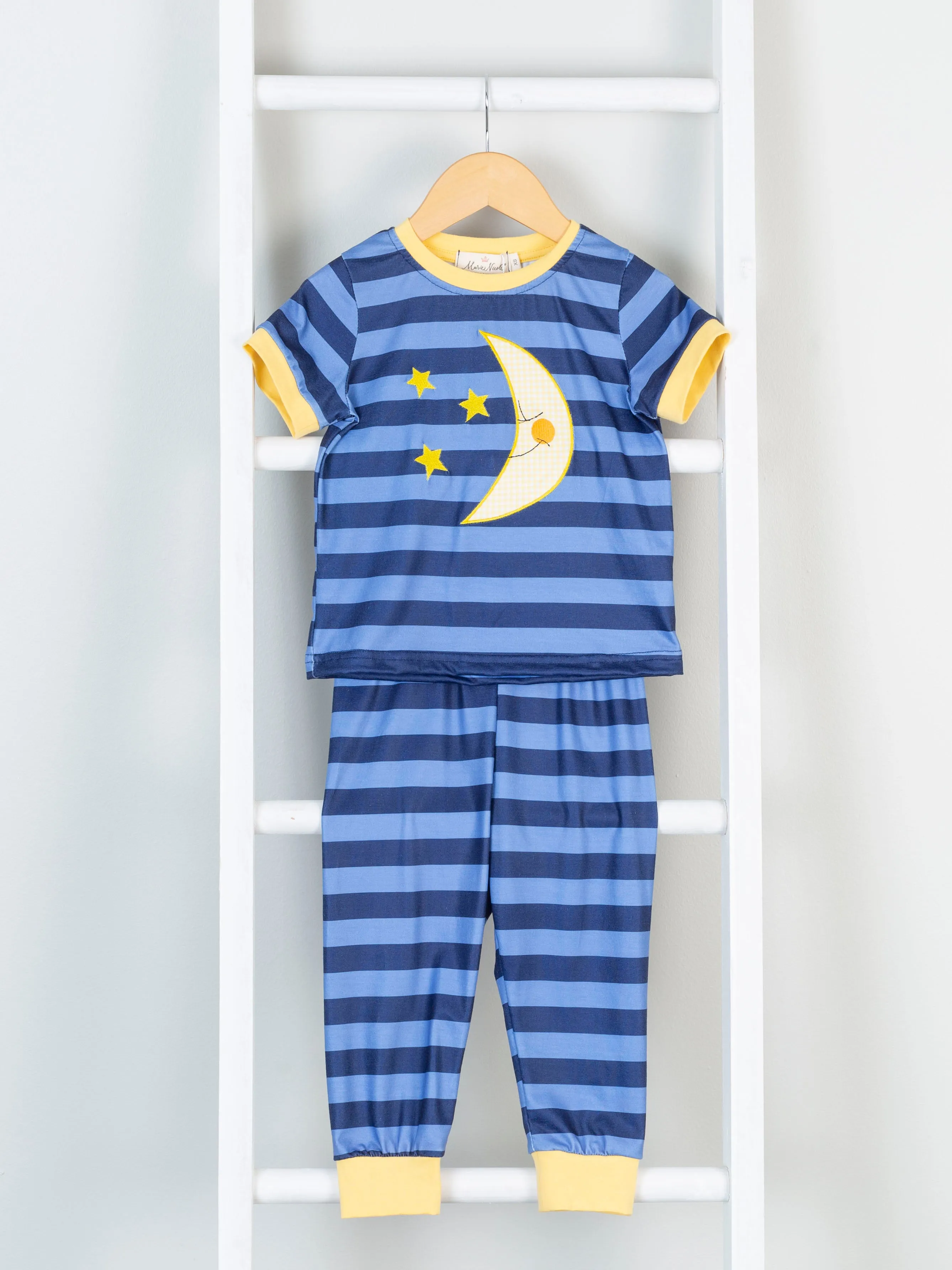 Striped Moon Pajamas - Girls & Boys