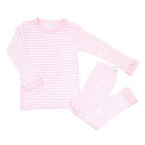 Striped Pink Long Pajamas