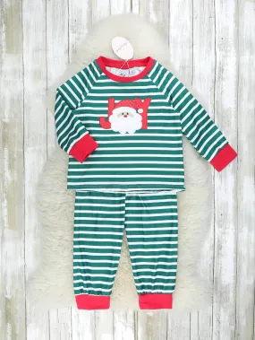 Striped "JOY" Pajamas