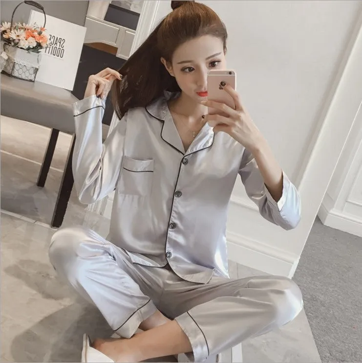 Suit Women Short Sleeve Shorts Pajamas Home Service