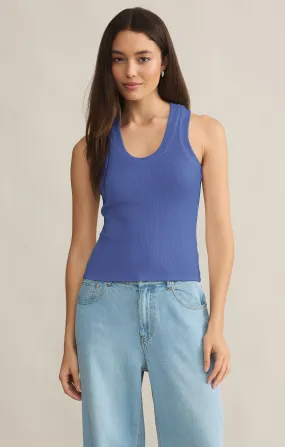 Tops Sirena Rib Tank | Riviera Blue