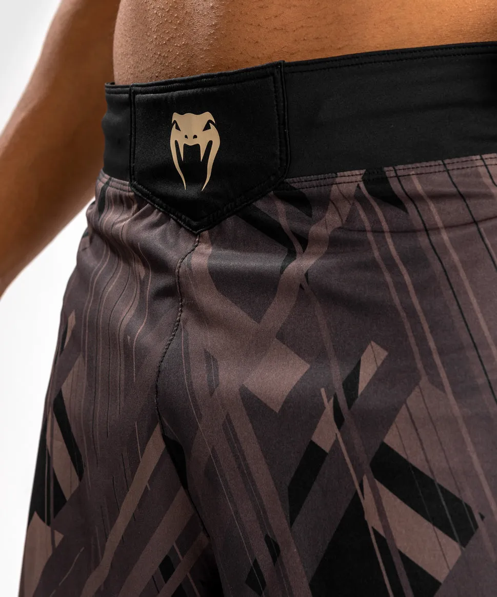 Venum Tecmo 2.0 Fightshort - Black/Brown