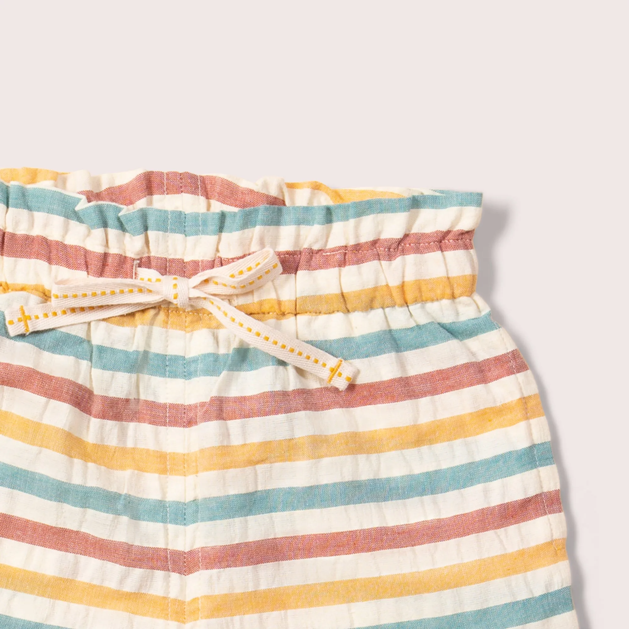 Walnut Striped By The Sea Seersucker Shorts