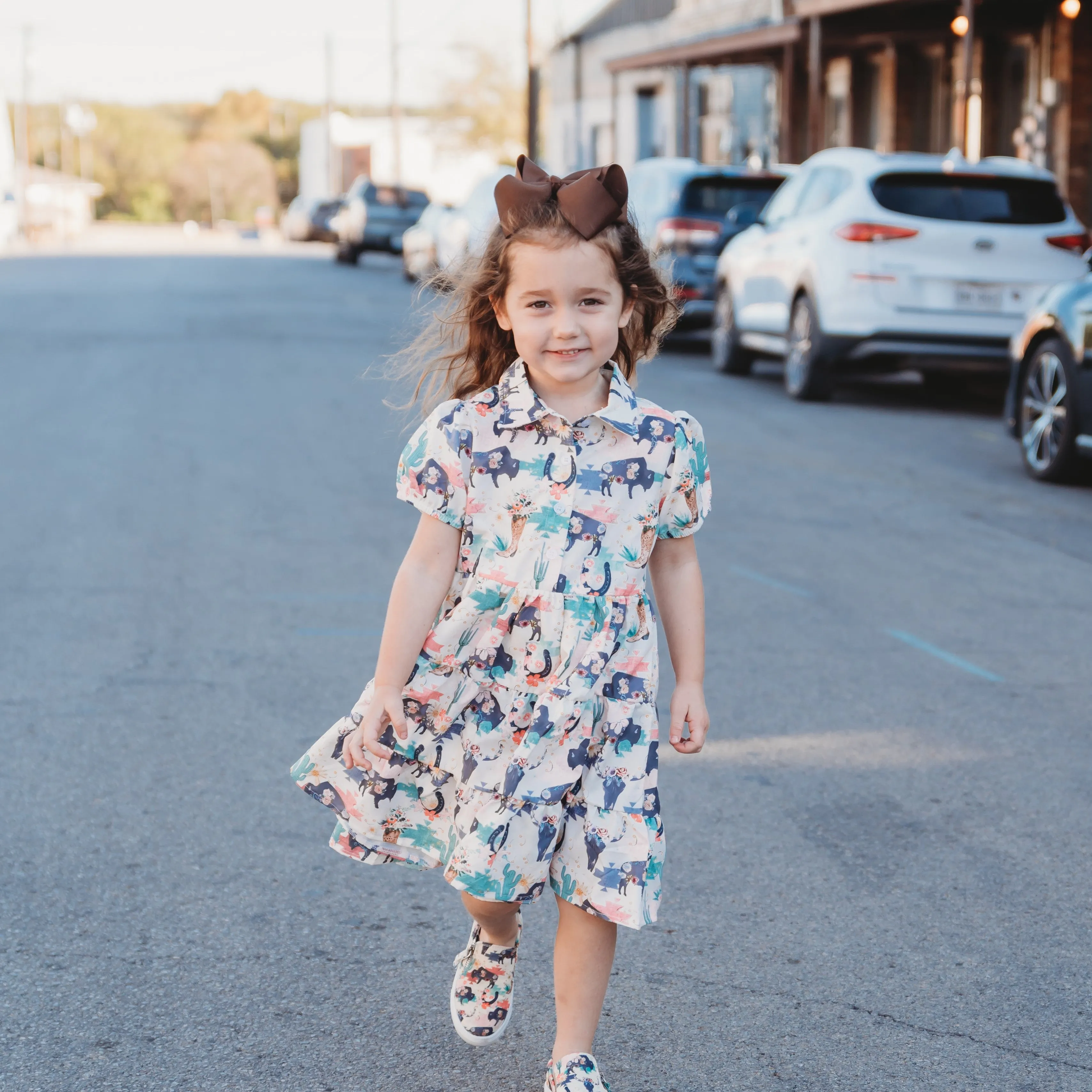 Wild Buffalo Flow Dress Baby (0-18M)