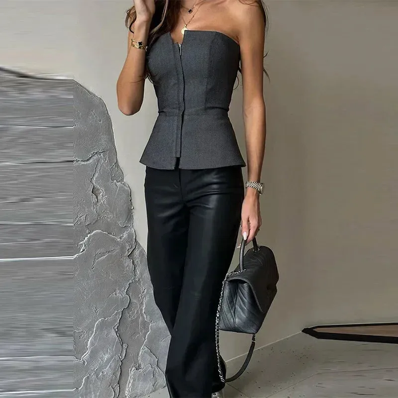 Wjczt outfit ideal Noble Elegance Strapless Top